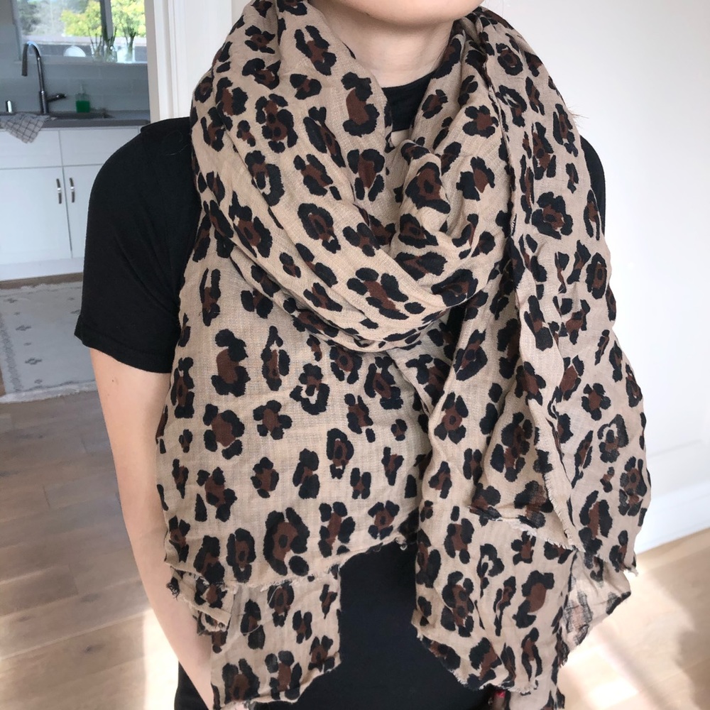Cheetah scarf
